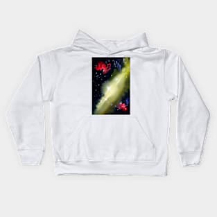 Abstract Art - Galaxy Lights Kids Hoodie